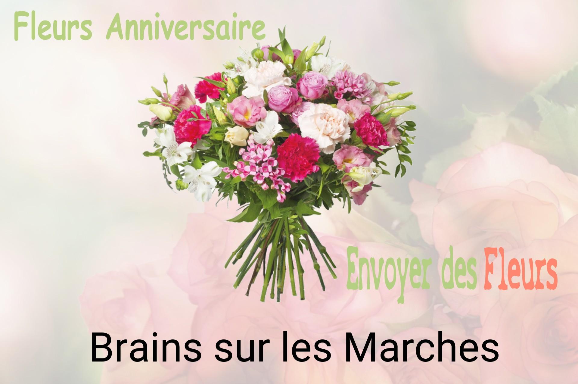Bouquet de fleurs d’anniversaire livré à Brains-sur-les-Marches